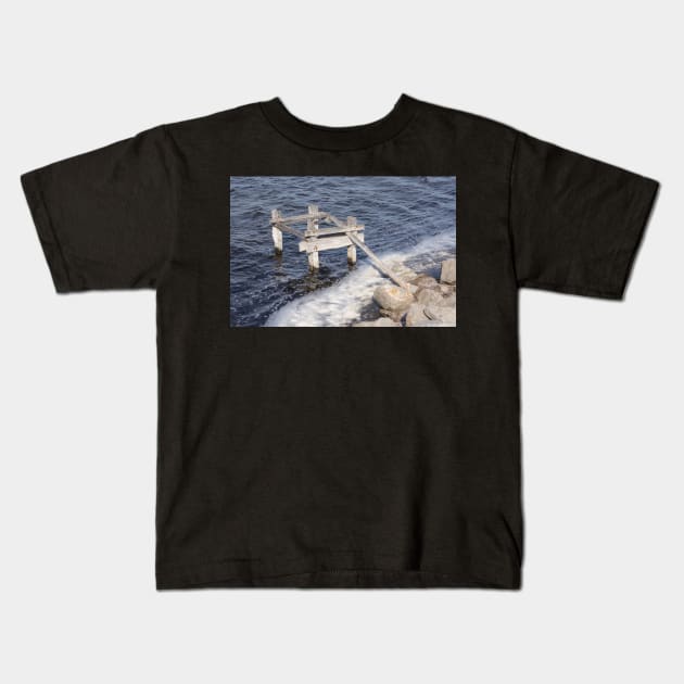 Broken jetty. Kids T-Shirt by sma1050